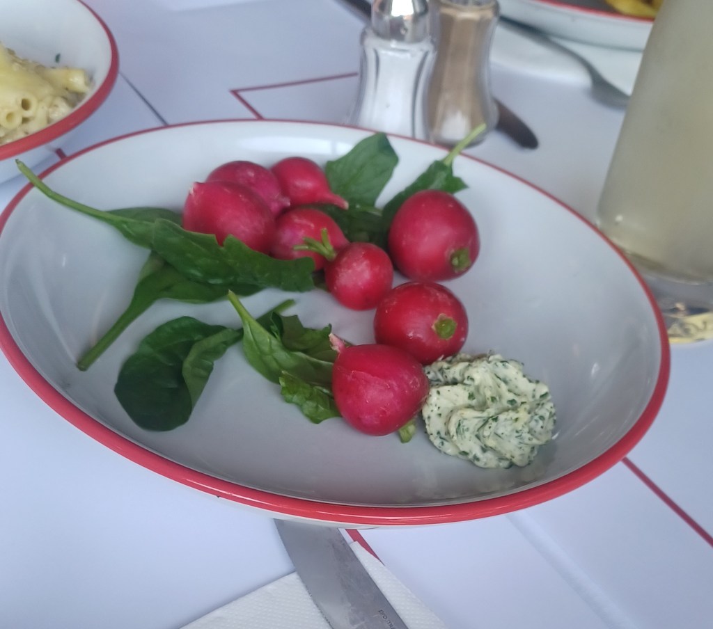 Plate of radish